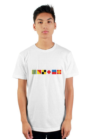 "GOLFER" Nautical Flag T-Shirt