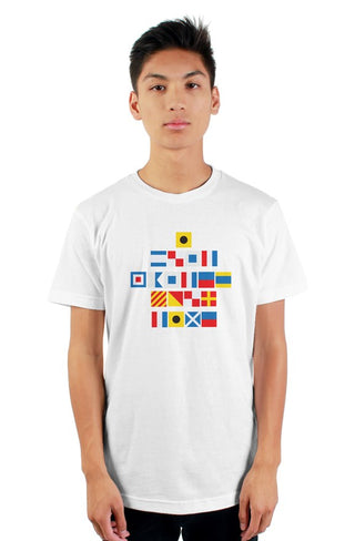 "I JUST WASTED YOUR TIME" Nautical Flag T-Shirt