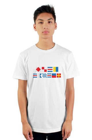 "FUCK CANCER" Nautical Flag T-Shirt