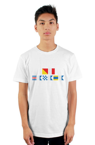 "OH CANADA" Nautical Flag T-Shirt