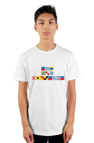 "END GUN VIOLENCE" Nautical Flag T-Shirt