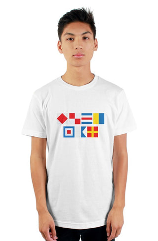 "FUCK WAR" Nautical Flag T-Shirt