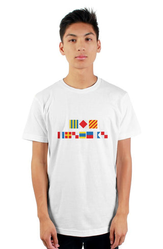 "GFY TRUDEAU" Nautical Flag T-Shirt