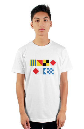 "GOLF FAN" Nautical Flag T-Shirt