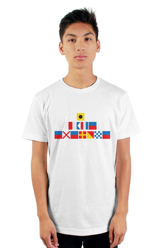 "I HATE EVERYONE" Nautical Flag T-Shirt