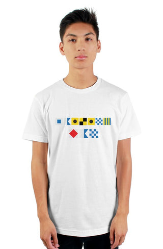 "SAILING FAN" Nautical Flag T-Shirt