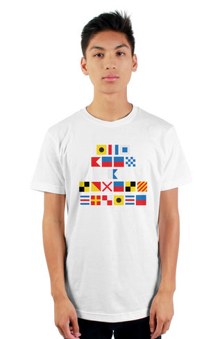 "ITS BEEN A LOVELY CRUISE" Nautical Flag T-Shirt