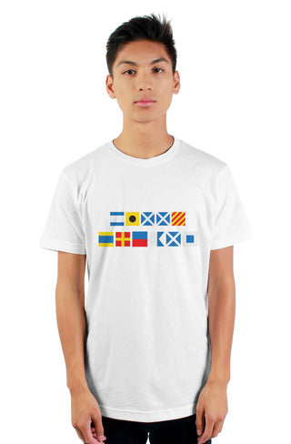 "JIMMY DREAMS" Nautical Flag T-Shirt