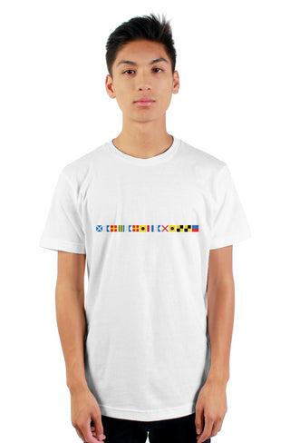 "MARGARITAVILLE" Nautical Flag T-Shirt