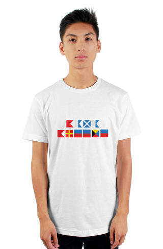 "BAMA BREEZE" Nautical Flag T-Shirt