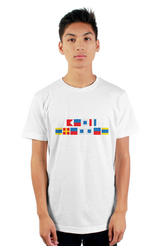 "BEST DRESSED" Nautical Flag T-Shirt