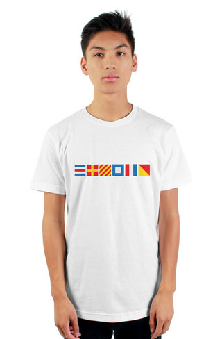 "CRYPTO" Nautical Flag T-Shirt