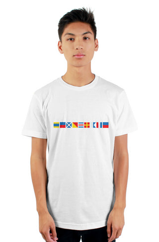 "DEMOCRAT" Nautical Flag T-Shirt