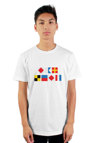 "FAR LEFT" Nautical Flag T-Shirt