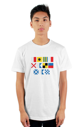"HIGH VALUE MAN" Nautical Flag T-Shirt