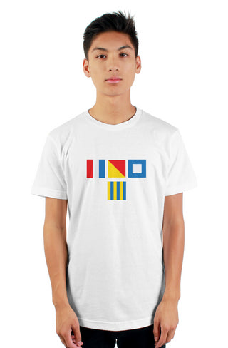 "TOP G" Nautical Flag T-Shirt